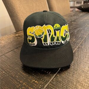 Full Graffiti Seattle Sonics Snapback: Custom
